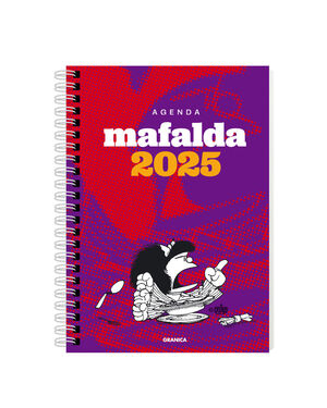 AGENDA MAFALDA ANILLADA VIOLETA 2025